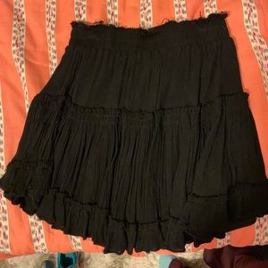 Abbeline Tiered Ruffle Mini Skirt